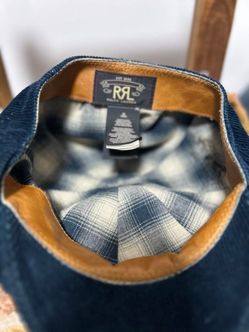 超希少　NY購入　ダブルアールエル　RRL コーデュロイ　ニュースボーイキャップ