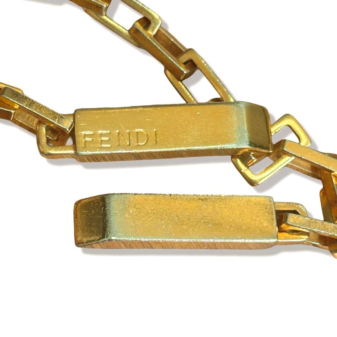 一点物　FENDI フェンディ チェーン ゴールド ベルト 送料無料