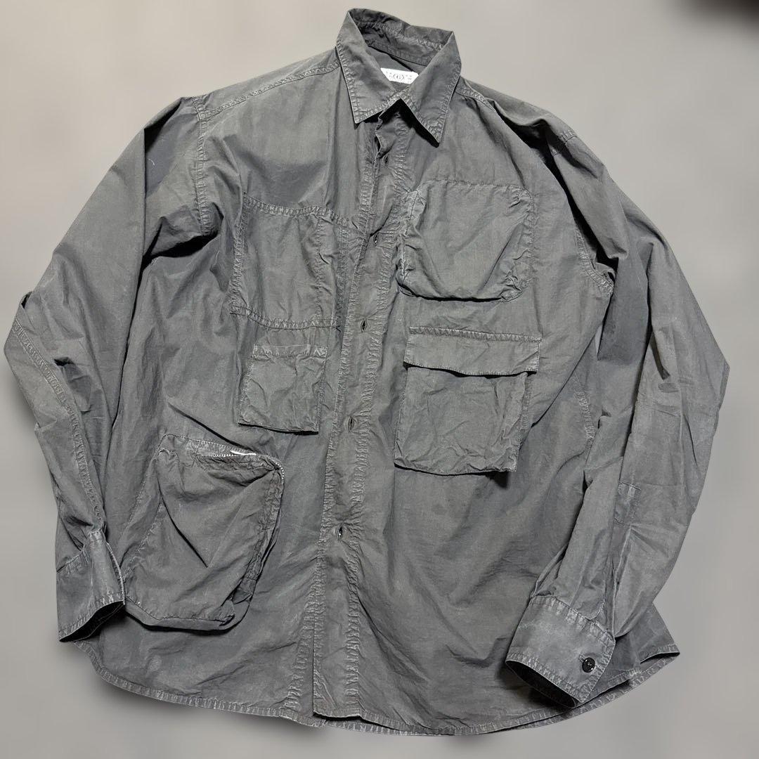 マルジェラ　グレー ミリタリージャケット