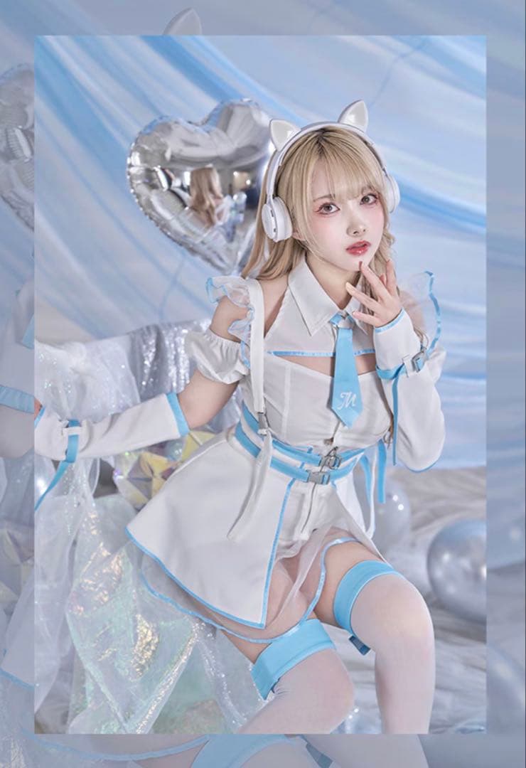 Y3Kデジタルシアーキャットコスチューム【Malymoon/マリームーン】