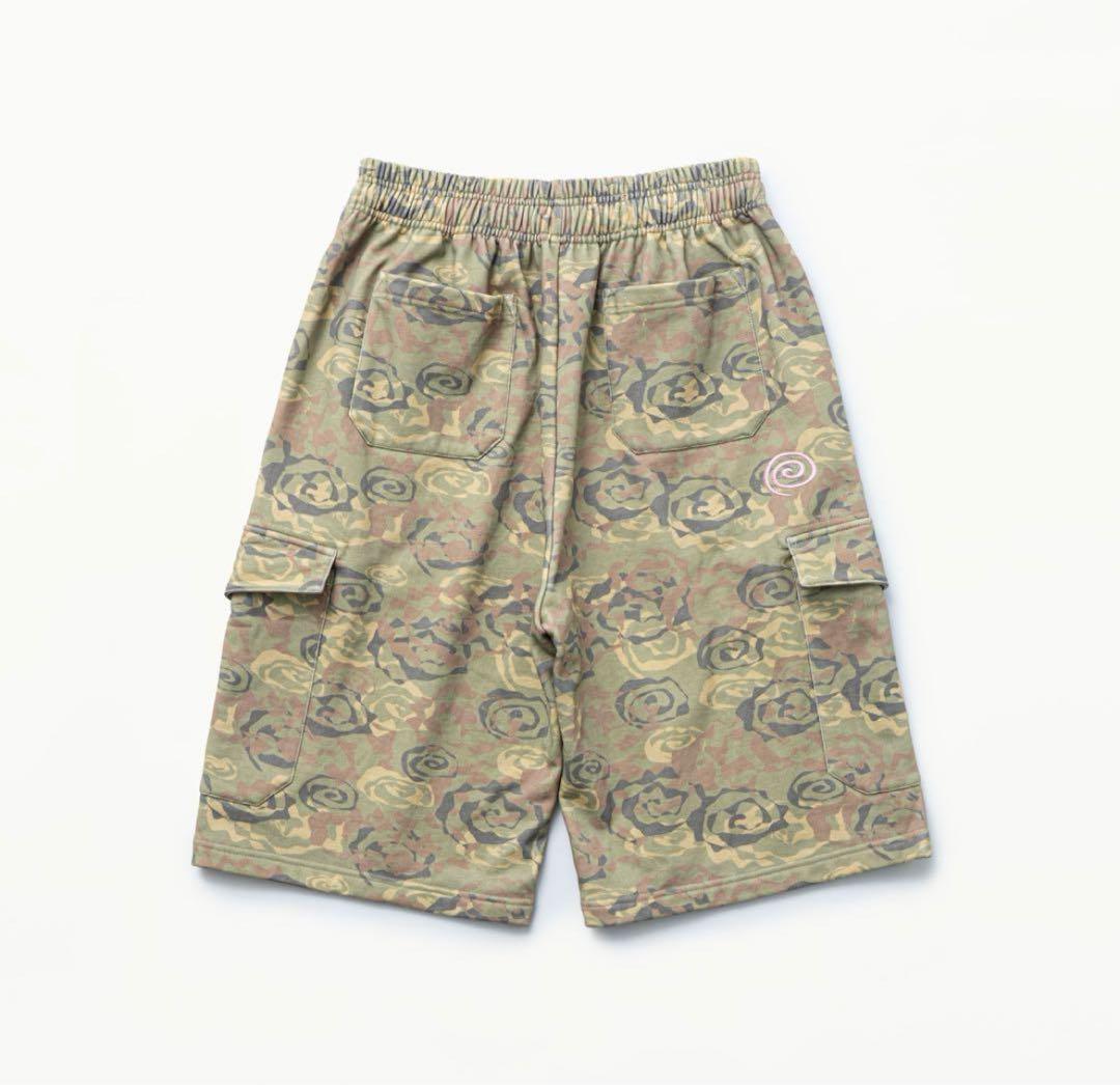 【最安値】soonerorlater SOL camo cargo shorts