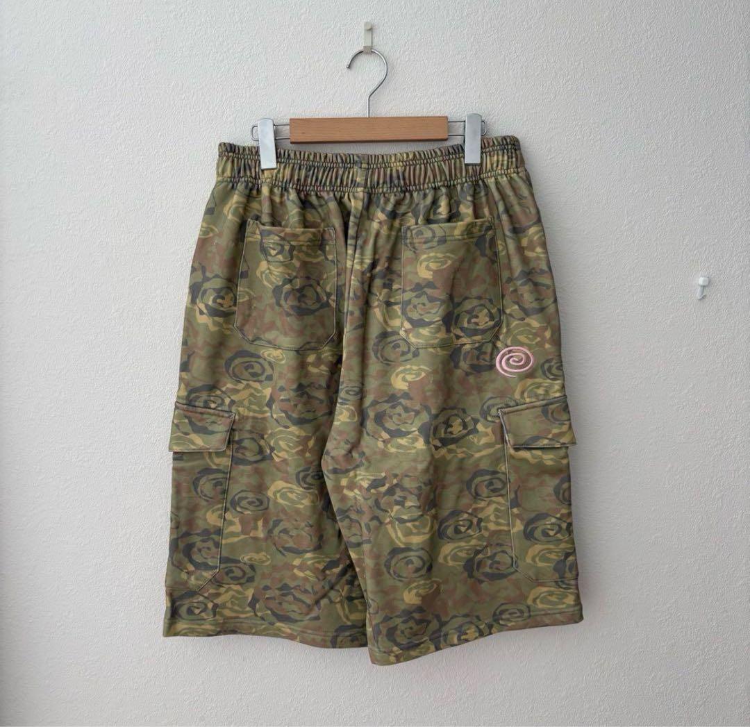 【最安値】soonerorlater SOL camo cargo shorts