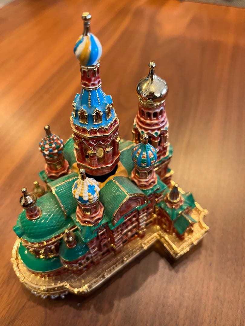 ロシア 赤の広場 オルゴール ミニチュア装飾品 インテリア 美品 高級感 いいね