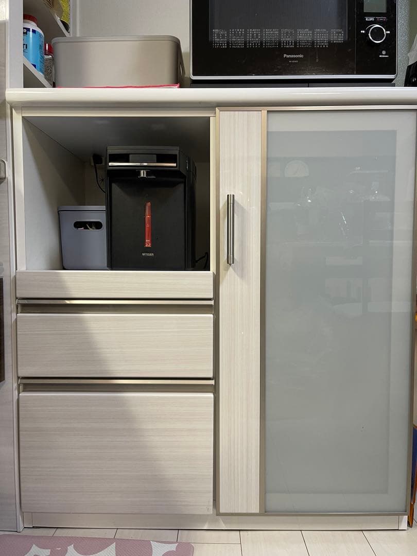 食器棚　ニトリ　Nポスティア90WH（ホワイト）