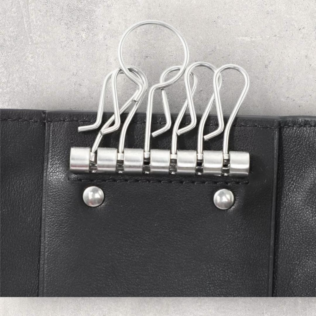 BOTTEGA VENETA ボッテガヴェネタ 6連キーケース レザー ブラック