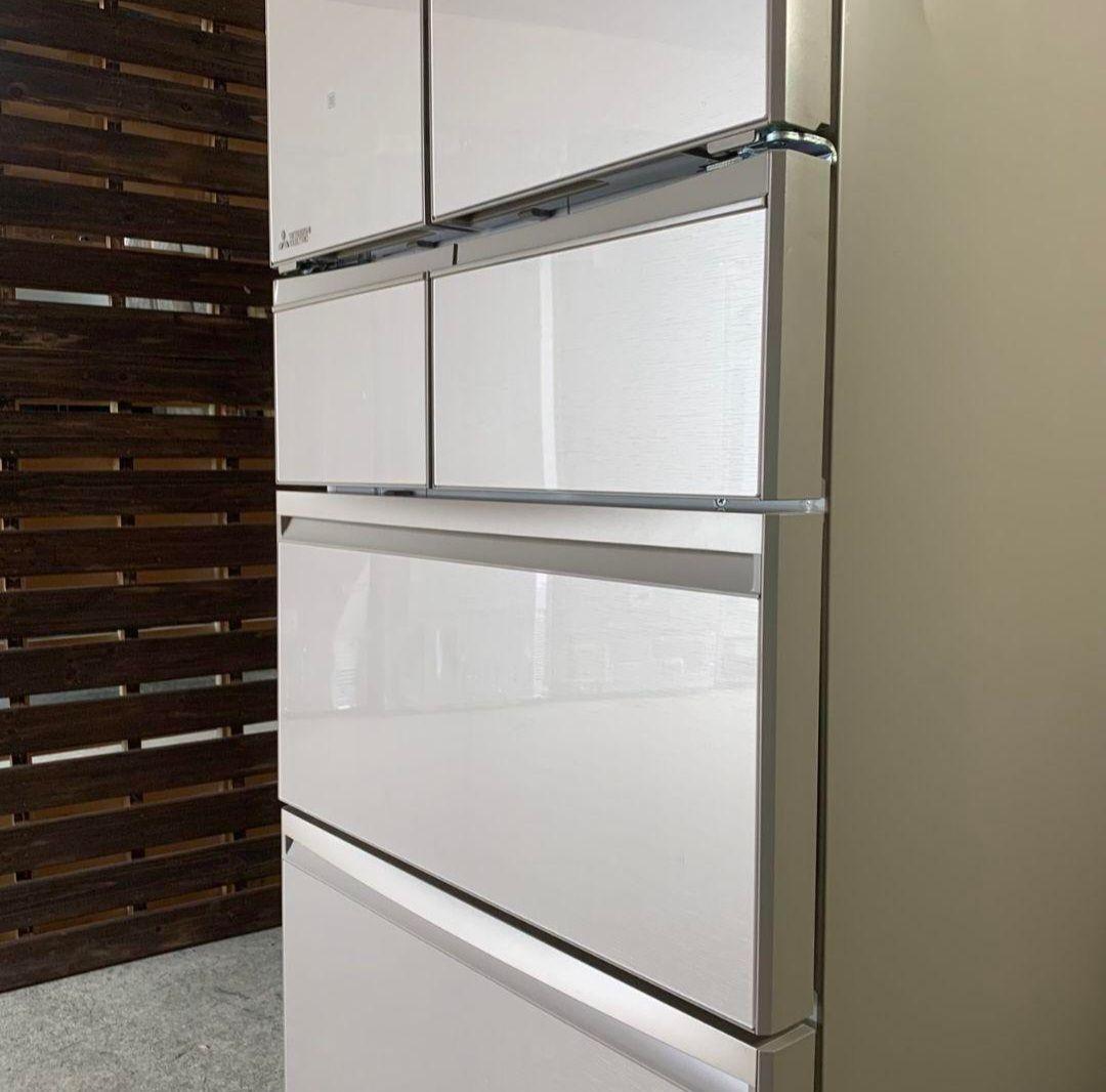 H014\" MITSUBISHI 6ドア 冷蔵庫 MR-WXD47LJ-C