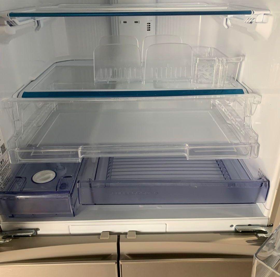 H014\" MITSUBISHI 6ドア 冷蔵庫 MR-WXD47LJ-C