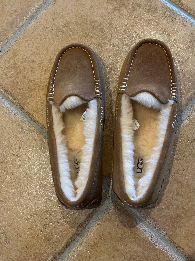 UGG ブラウン モカシン　アンスレー 23cm