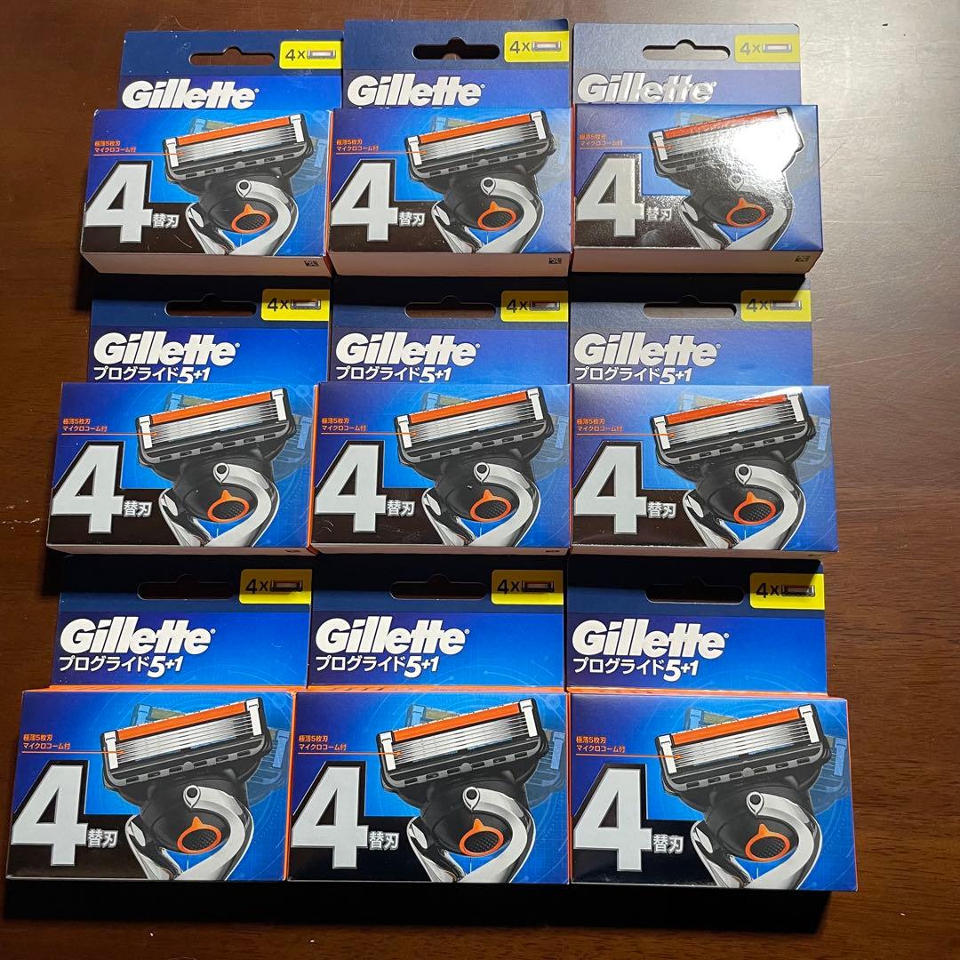 Gillette プログライド 5+1 替え刃 4個入り　9箱