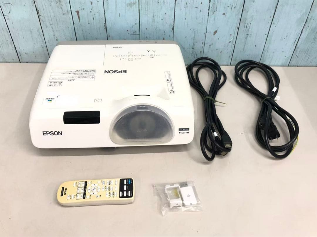 EPSON EB-535W プロジェクター 動作簡単確認　中古現状品　M-5