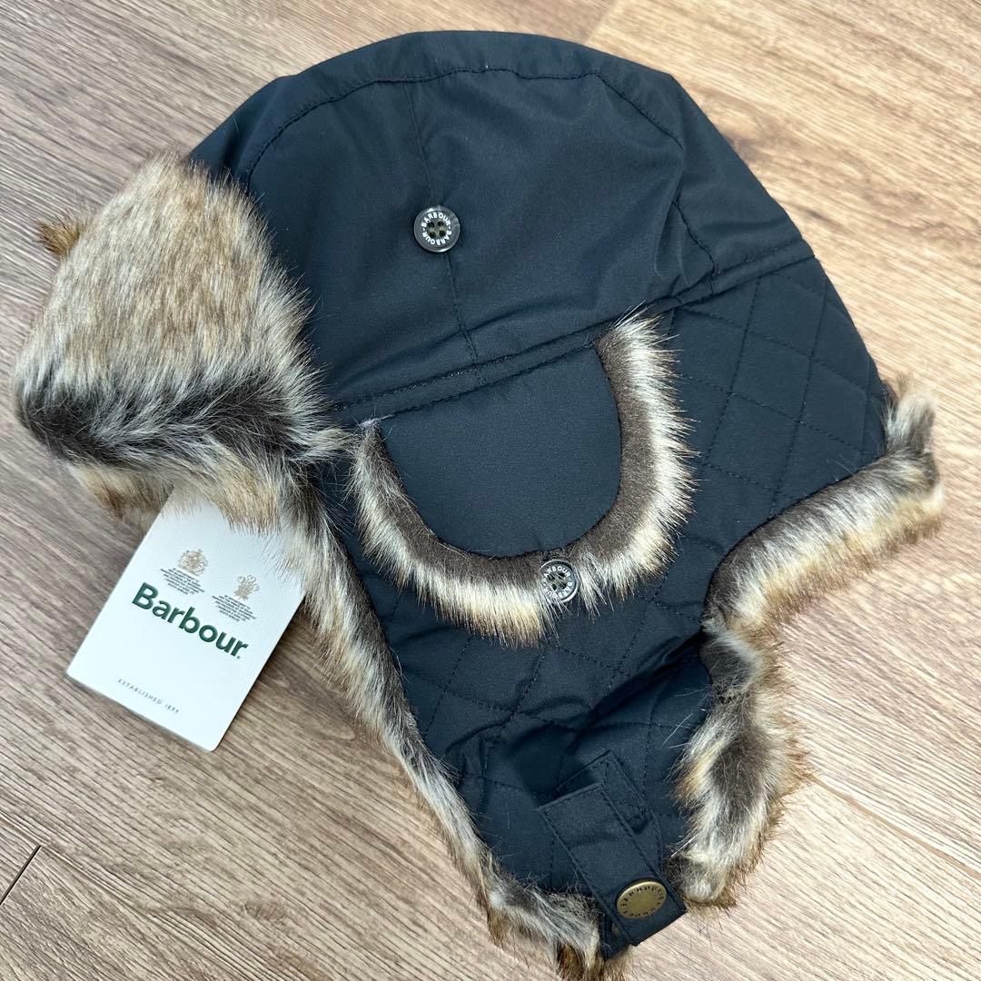 Barbour トラッパー black 新品・未使用 Msize