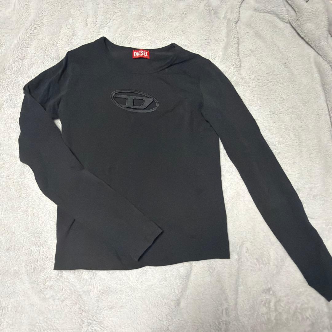 DIESEL 長袖Tシャツトップス Dロゴ