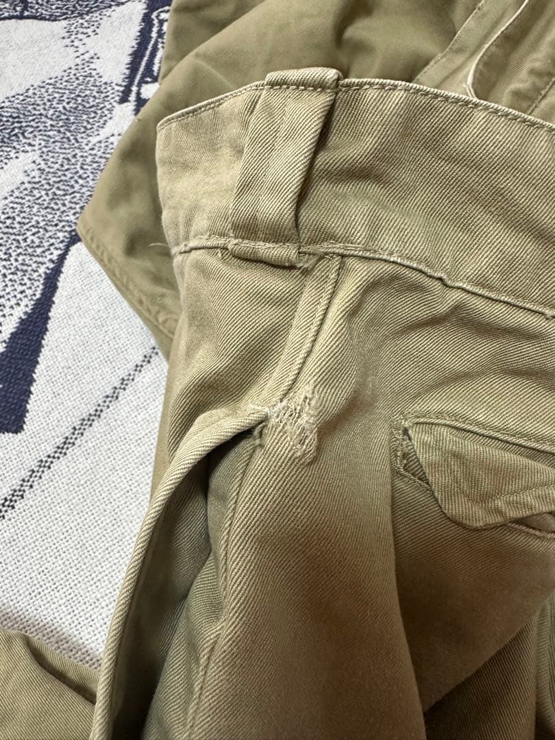 M52 後期　フランス軍　実物　チノパン　サイズ16 60s 50s