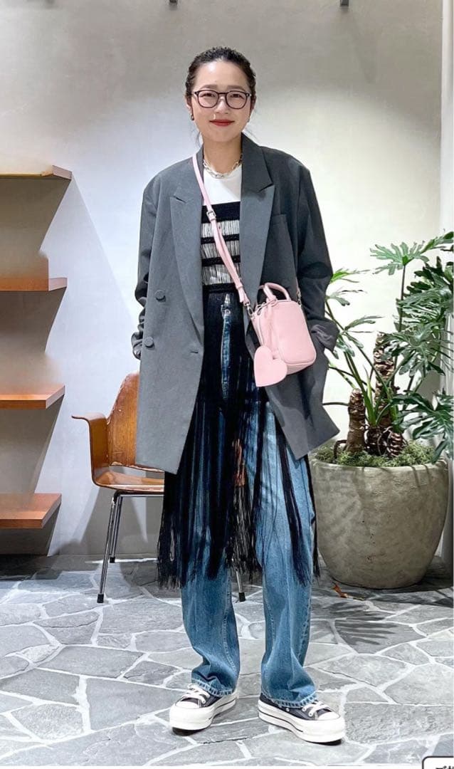 ADAM ET ROPE' FEMME ダブルブレストジャケット