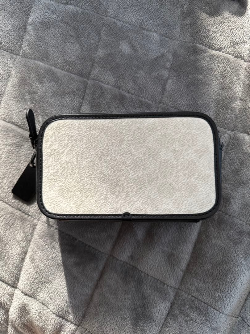 COACH ミニショルダーバッグ ホワイト/ブラック