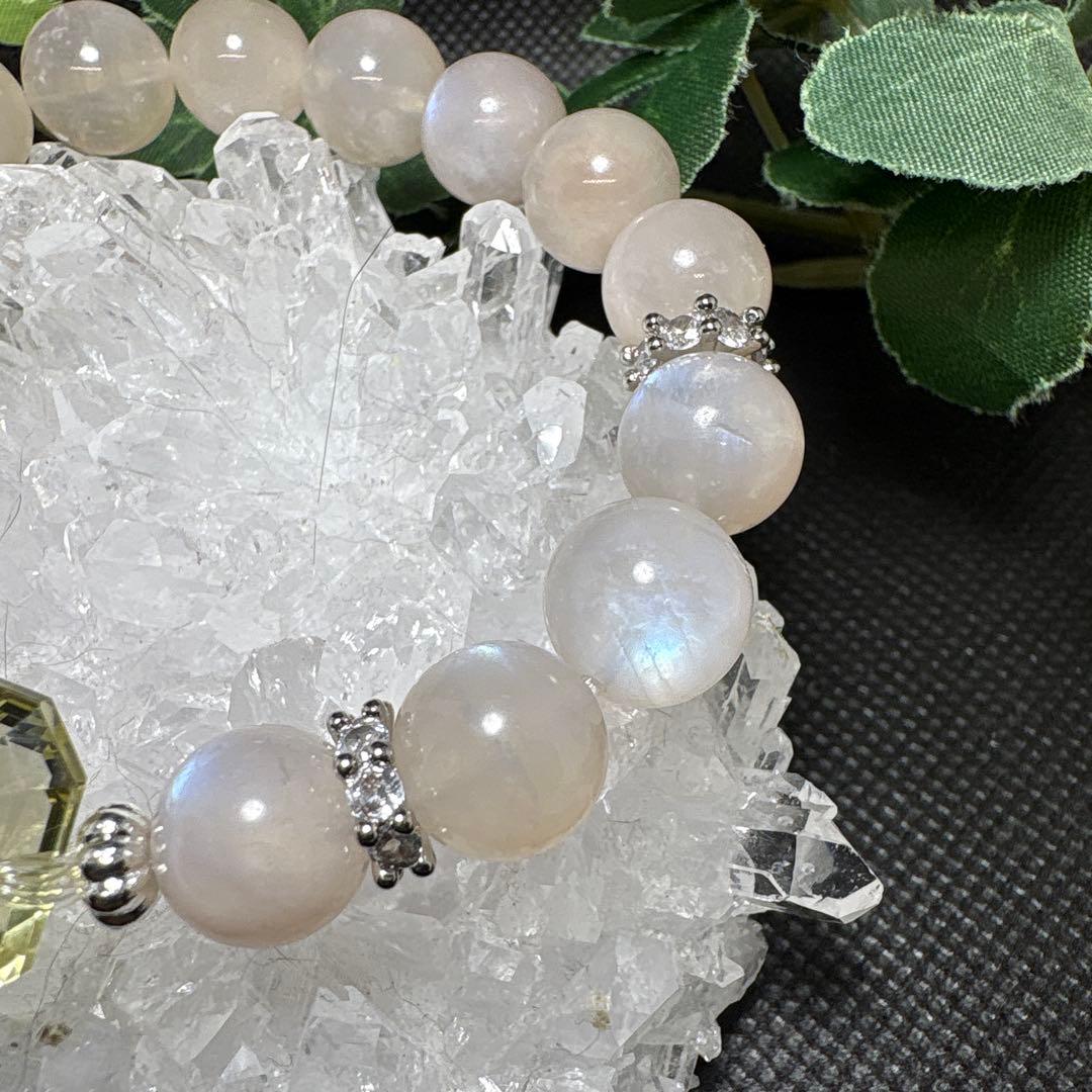 ＊momo様お取置き9/8＊【高品質】シトリン　宝石カット　ピンクムーンストーン