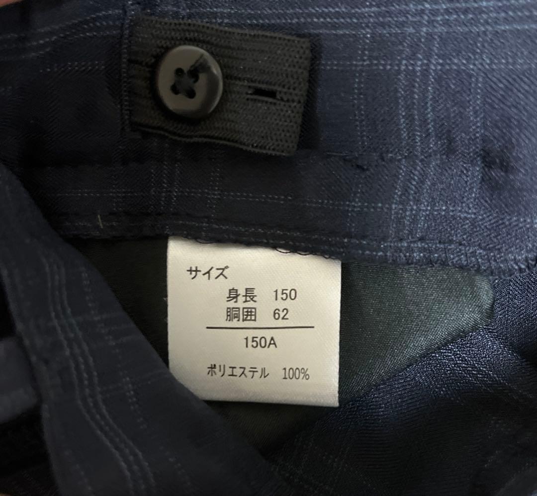 【極美品】ワンダーファクトリー 男の子　フォーマルスーツ　150 ネイビー