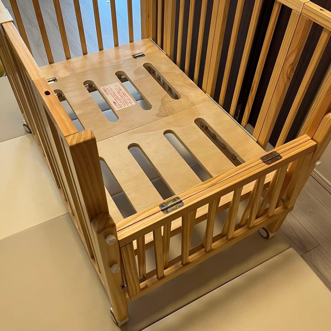 パタンⅡ (たのメル便)【大和屋 折りたたみ ミニベビーベッド 】