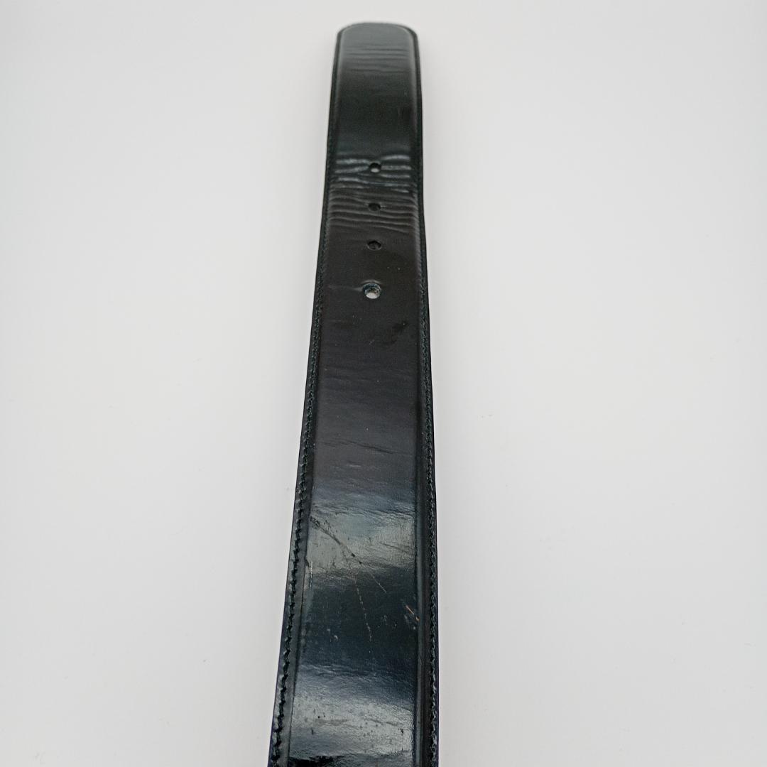 GUCCI ブラック ダブルGロゴ ベルト 70/28