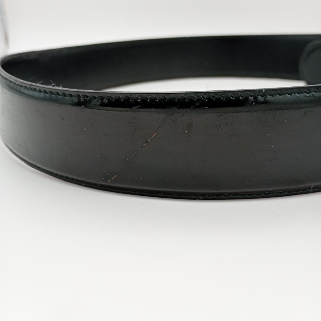 GUCCI ブラック ダブルGロゴ ベルト 70/28