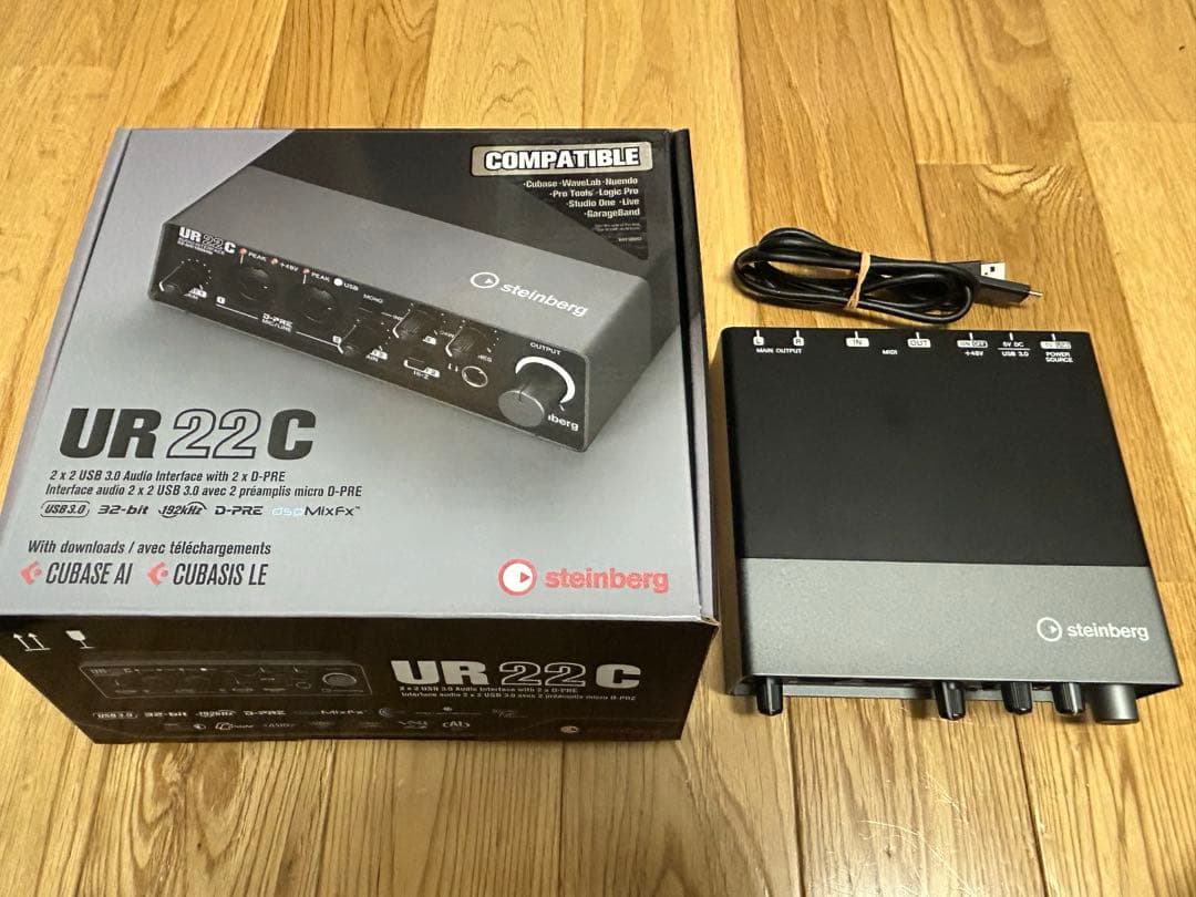 Steinberg UR22C オーディオインターフェース　エレキギター