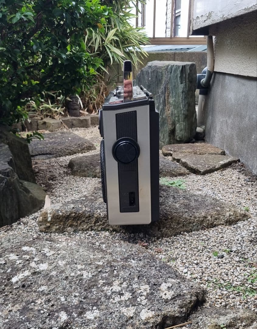 サンヨー SANYO MR-9600 ラジカセ シルバー/ブラック