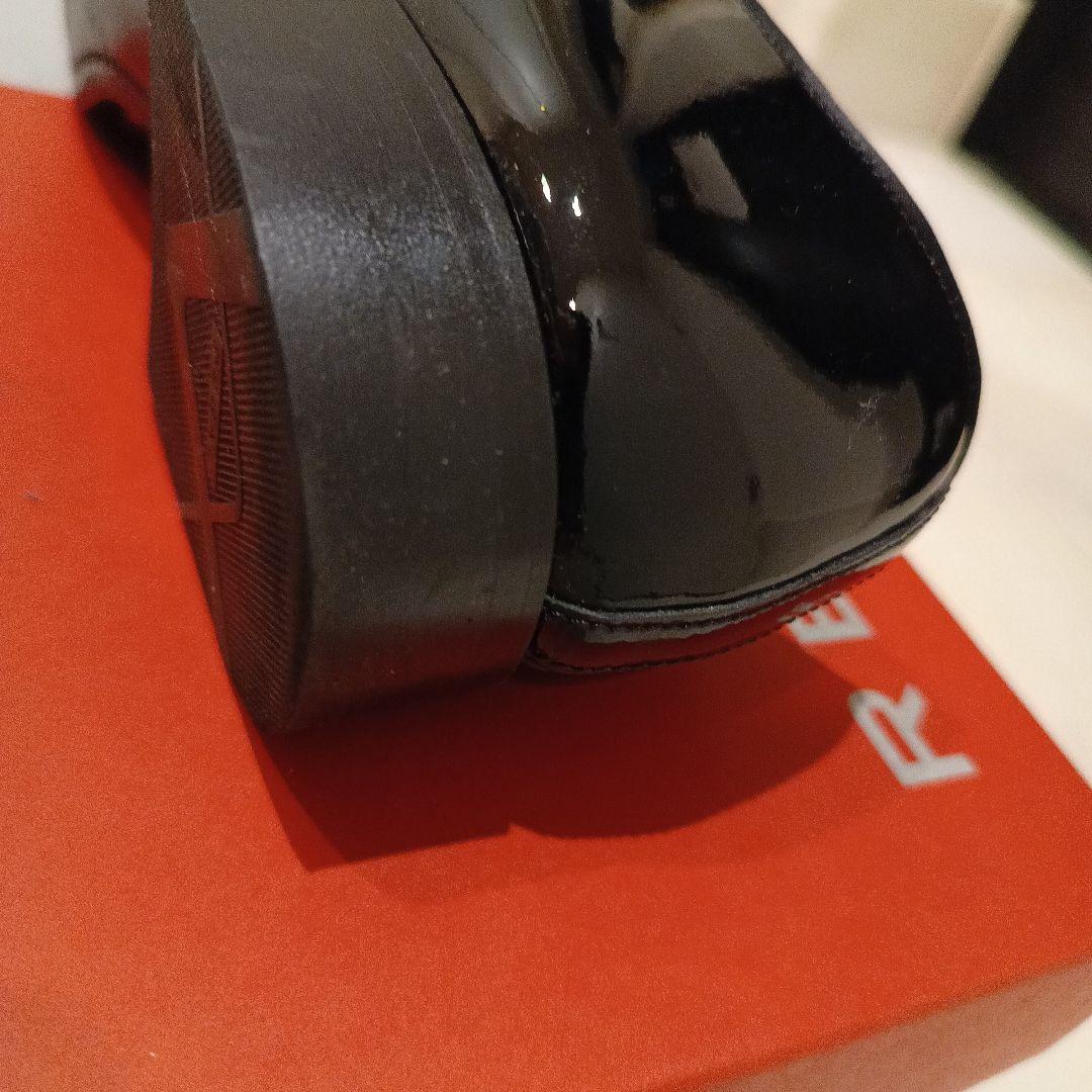 REGAL エナメル ブラック ドレスシューズ メンズ 24.5センチ