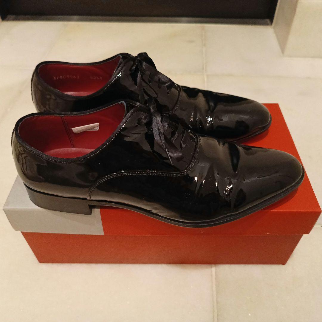 REGAL エナメル ブラック ドレスシューズ メンズ 24.5センチ