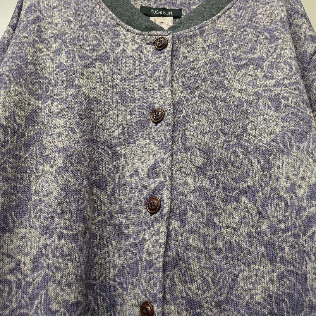 冬物　オシャレデザイン　あったか裏起毛　スモック　ゆったりサイズ