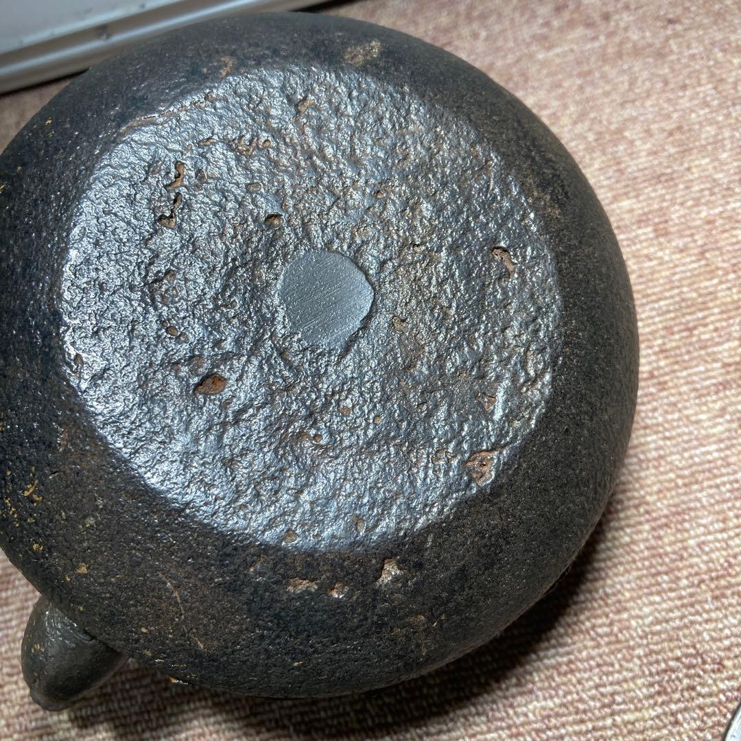 龍文堂富士図銀象嵌入り鉄瓶