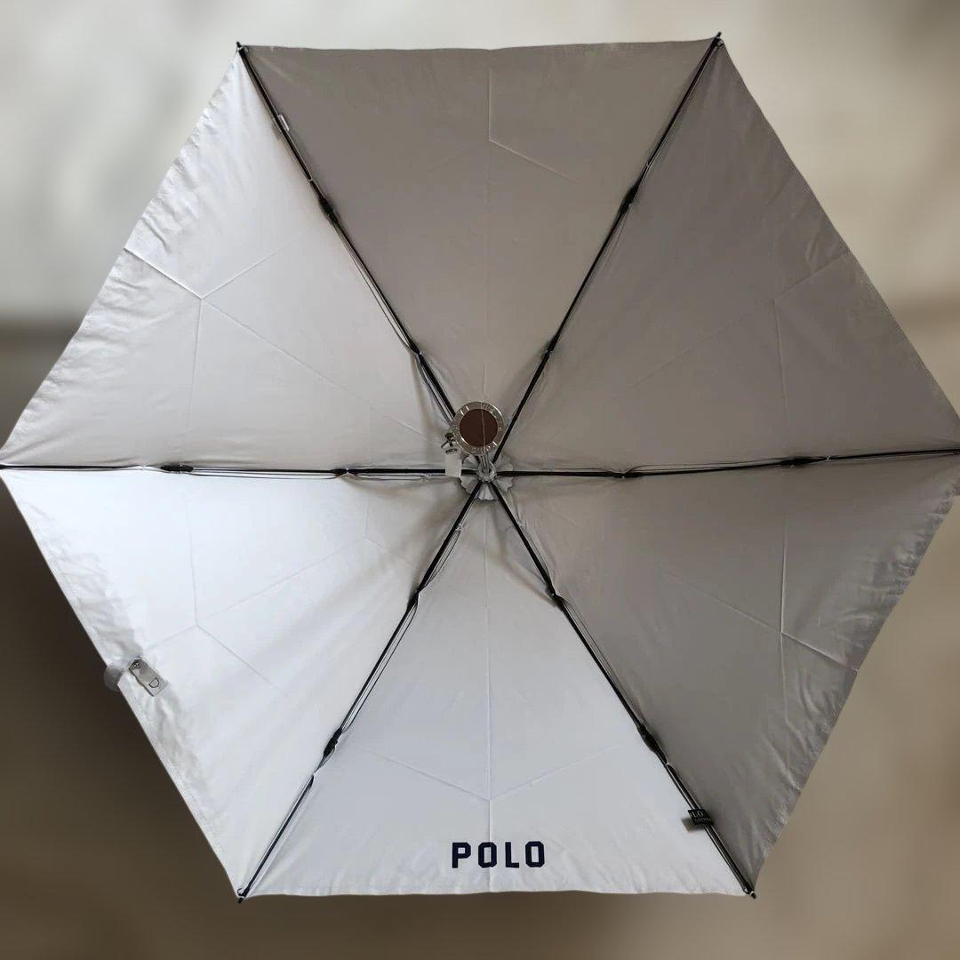 ラルフローレン ポロベア 折りたたみ傘 日傘 晴雨兼用 一級遮光 UV ネイビー