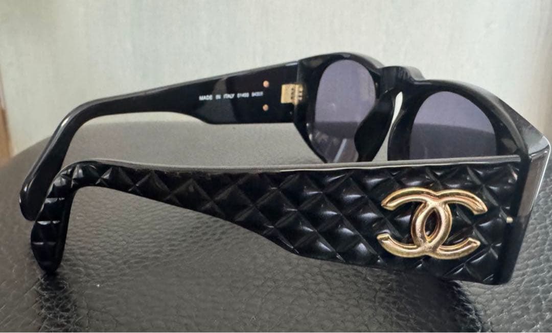 鑑定済 CHANEL サングラス マトラッセ 94305