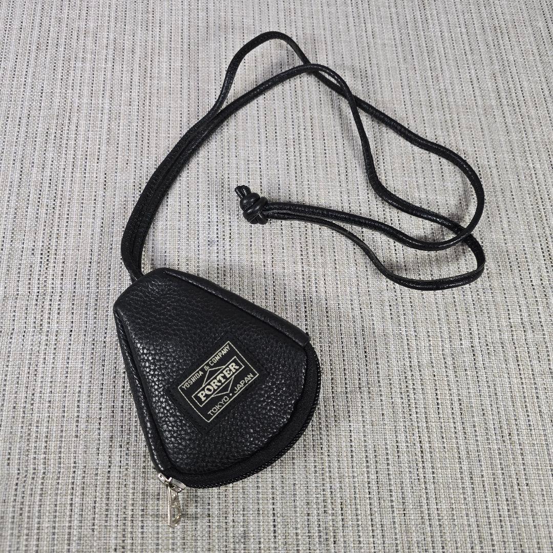 未使用　保管品　PORTER　CALM　KEY PACK　キーパック　レザー　黒