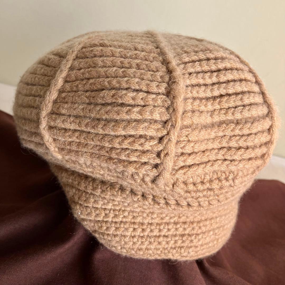 BVLGARI ブルガリ キャスケット カシミヤ 100% CASHMERE