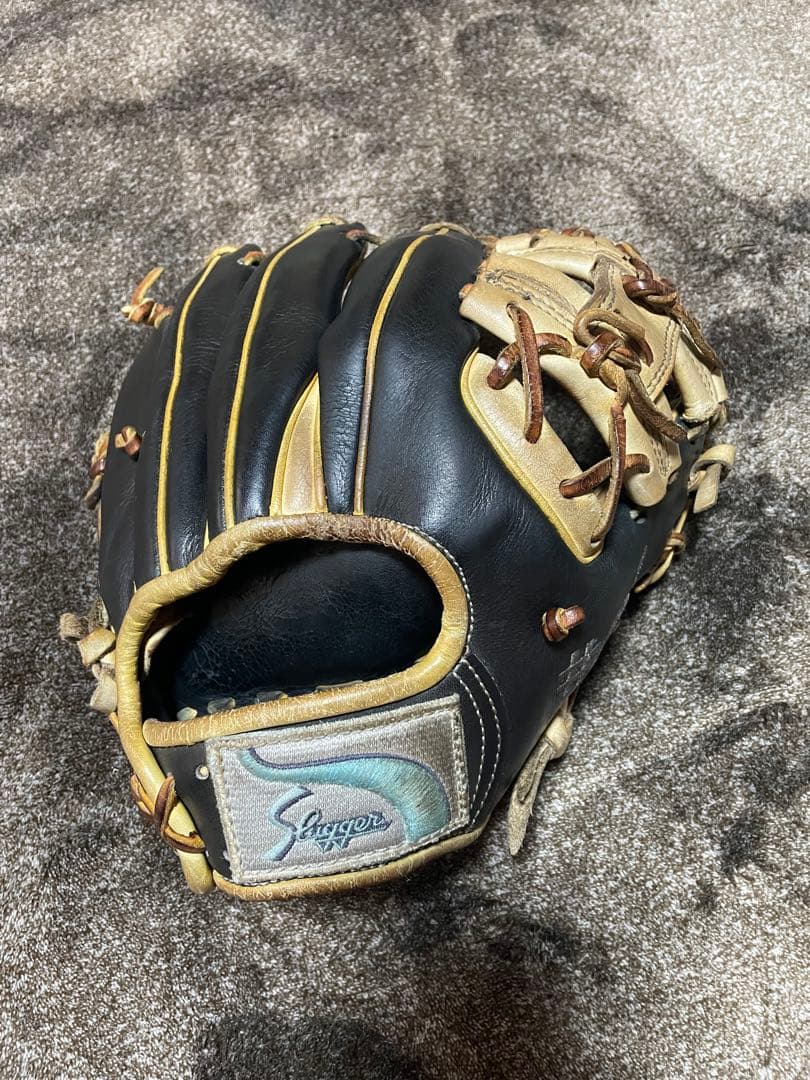 slugger 軟式野球グローブ 黒/ベージュ