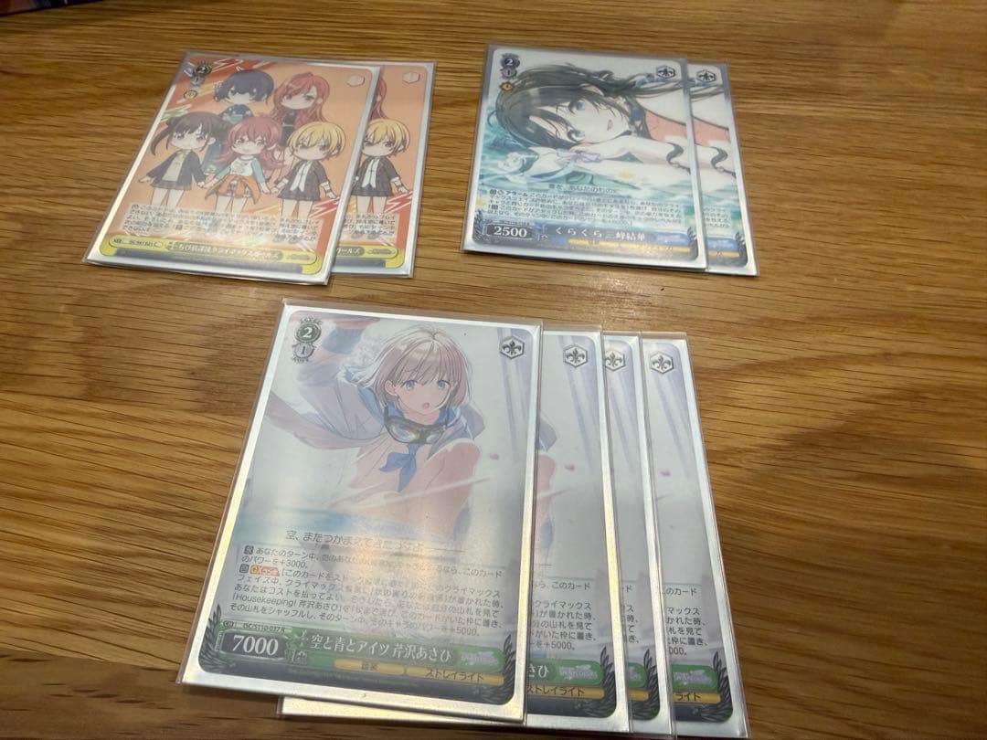 ヴァイスシュヴァルツ シャニマスデッキ　2つ　パーツ付