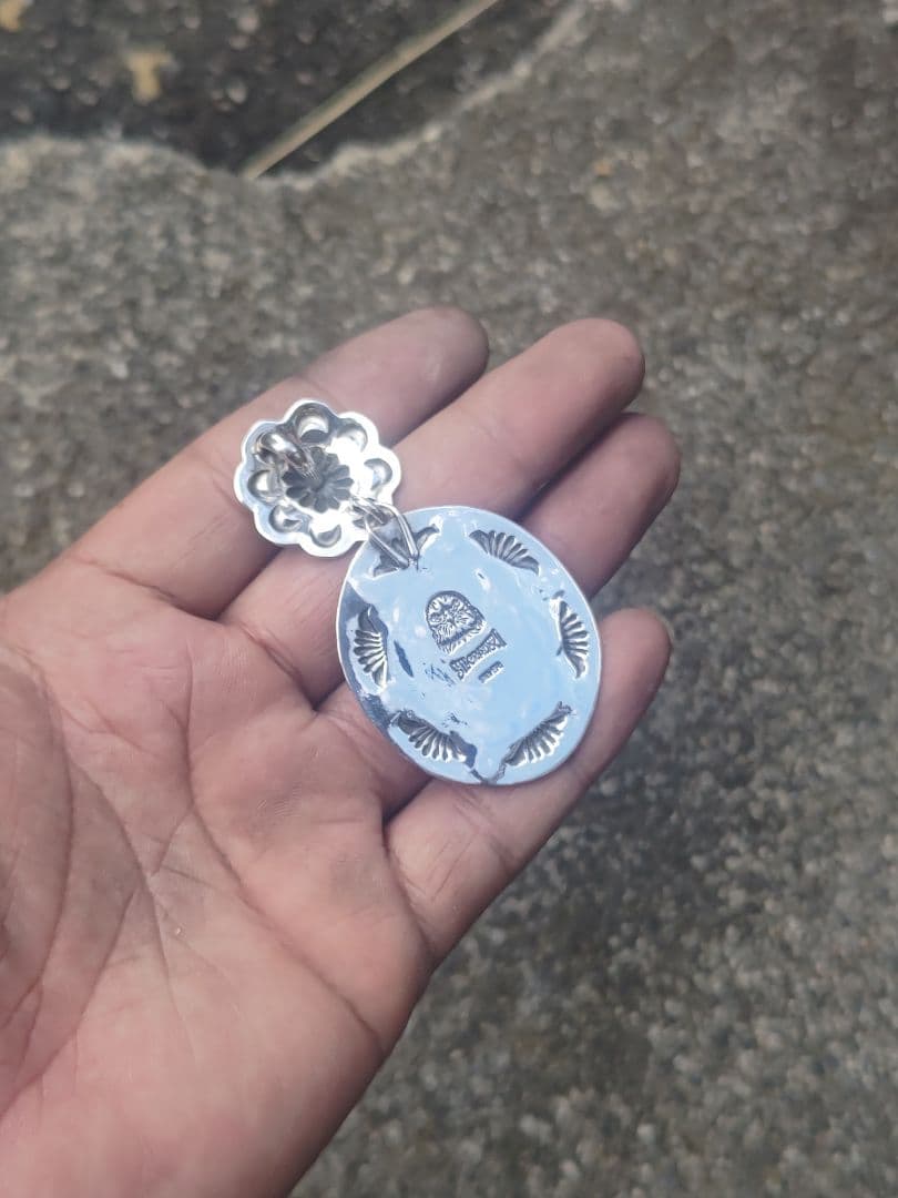 在庫処分! 最終値下げ! リポウズ スタンプワーク ハチタターコイズ ペンダント