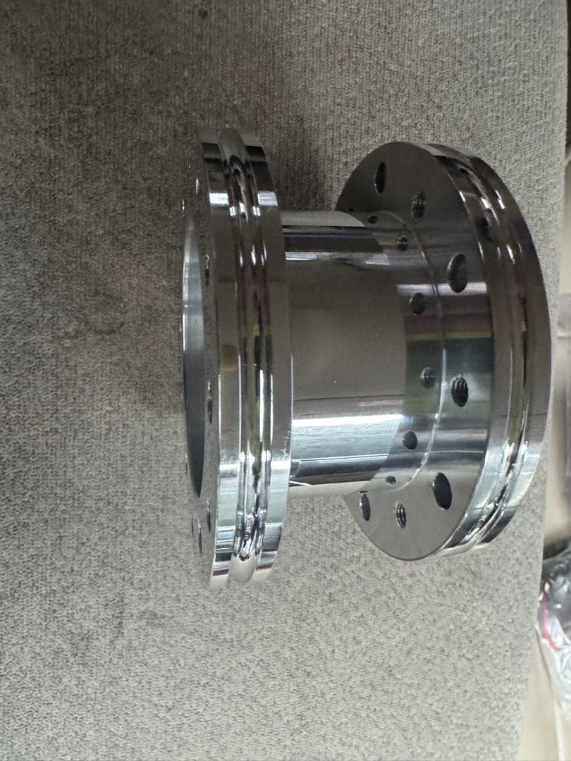 ウッドステアリングとボススペーサーセット