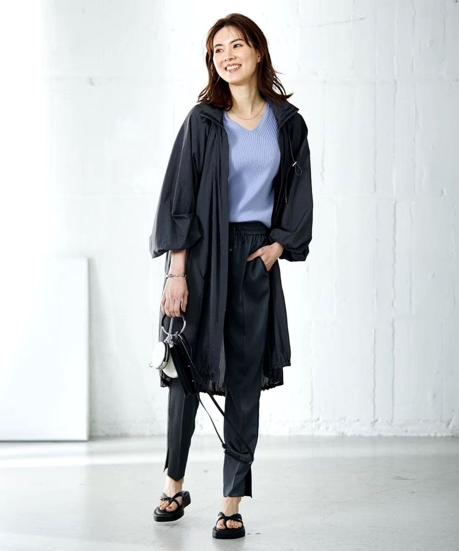 ICBシアアウター大きいサイズ23区自由区アンタイトルインディヴィジェイプレス