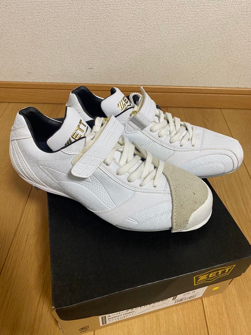 【ジロージャン】ZETT BSRZ216WH スパイクシューズ