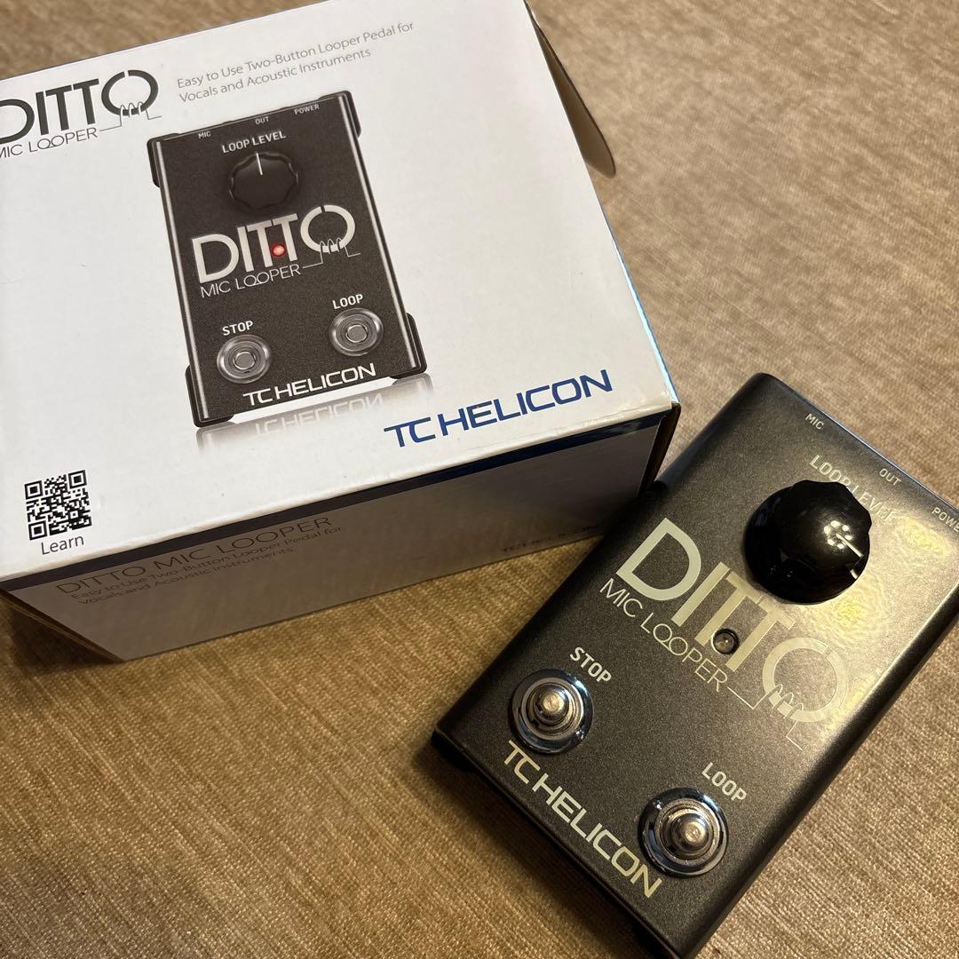 【美品】TC Helicon Ditto Mic Looper マイク用ルーパー