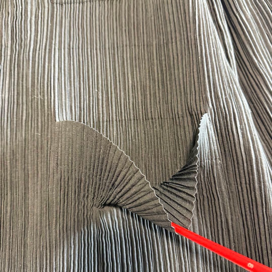 イッセイミヤケ プリーツ テーラードジャケット ブラック 日本製 M