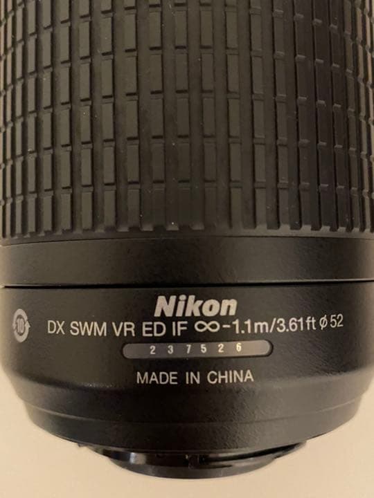 NIKON 55-200mm レンズ