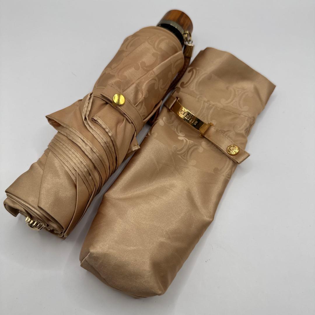 美品✨日傘 セリーヌ CELINE 折りたたみ傘 晴雨兼用