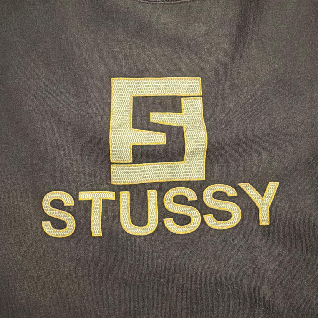 STUSSY ダークグレー トレーナー Lサイズ
