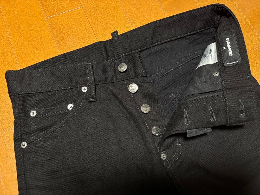【超美品】DSQUARED2 クールガイ ブラックデニム 44 黒