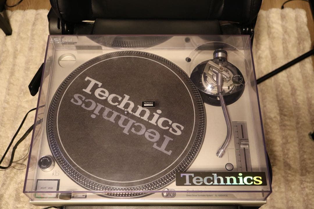 【程度良好動作確認済】Technics SL-1200 MK3Dターンテーブル