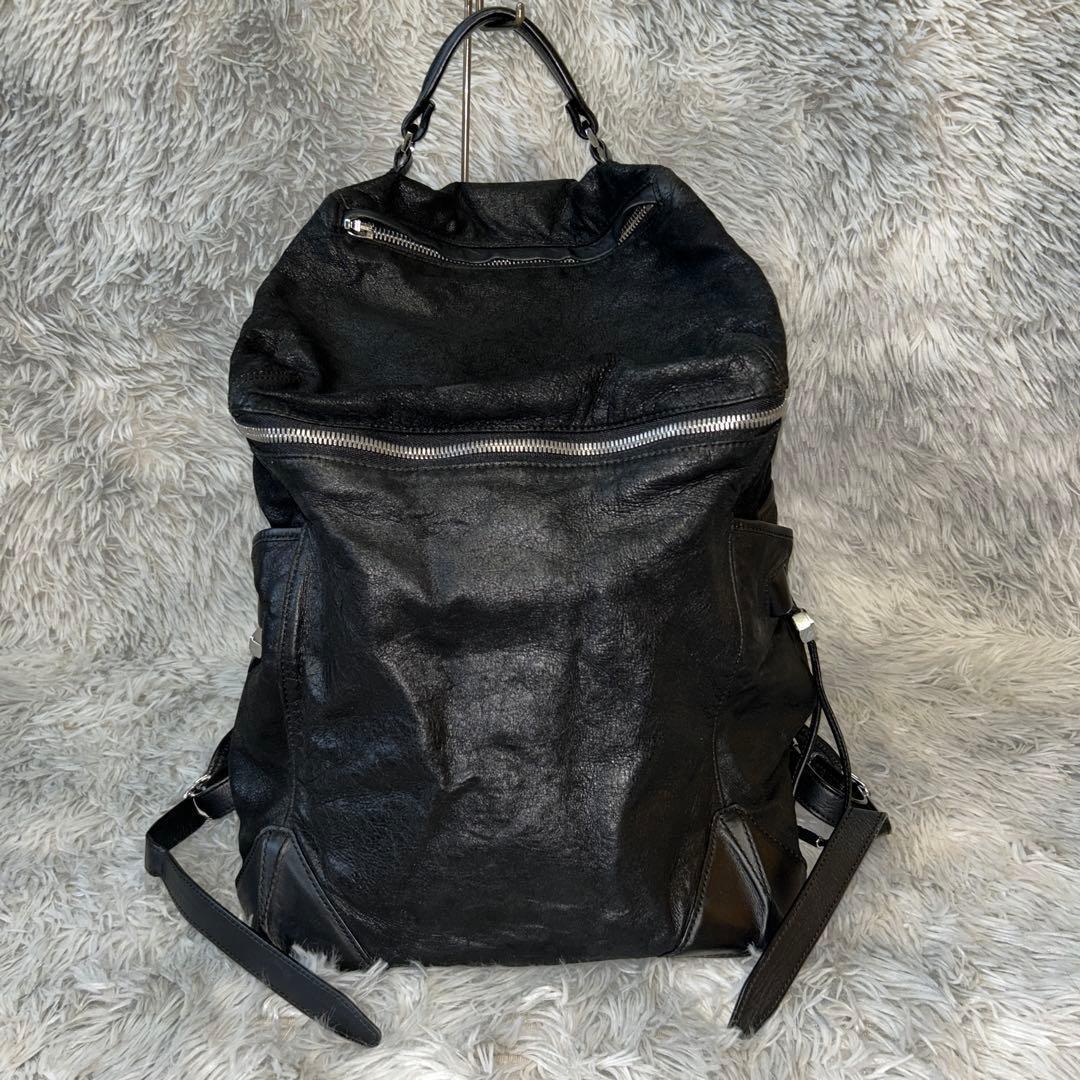 ALEXANDER WANG オールレザーリュック 本革 バックパック