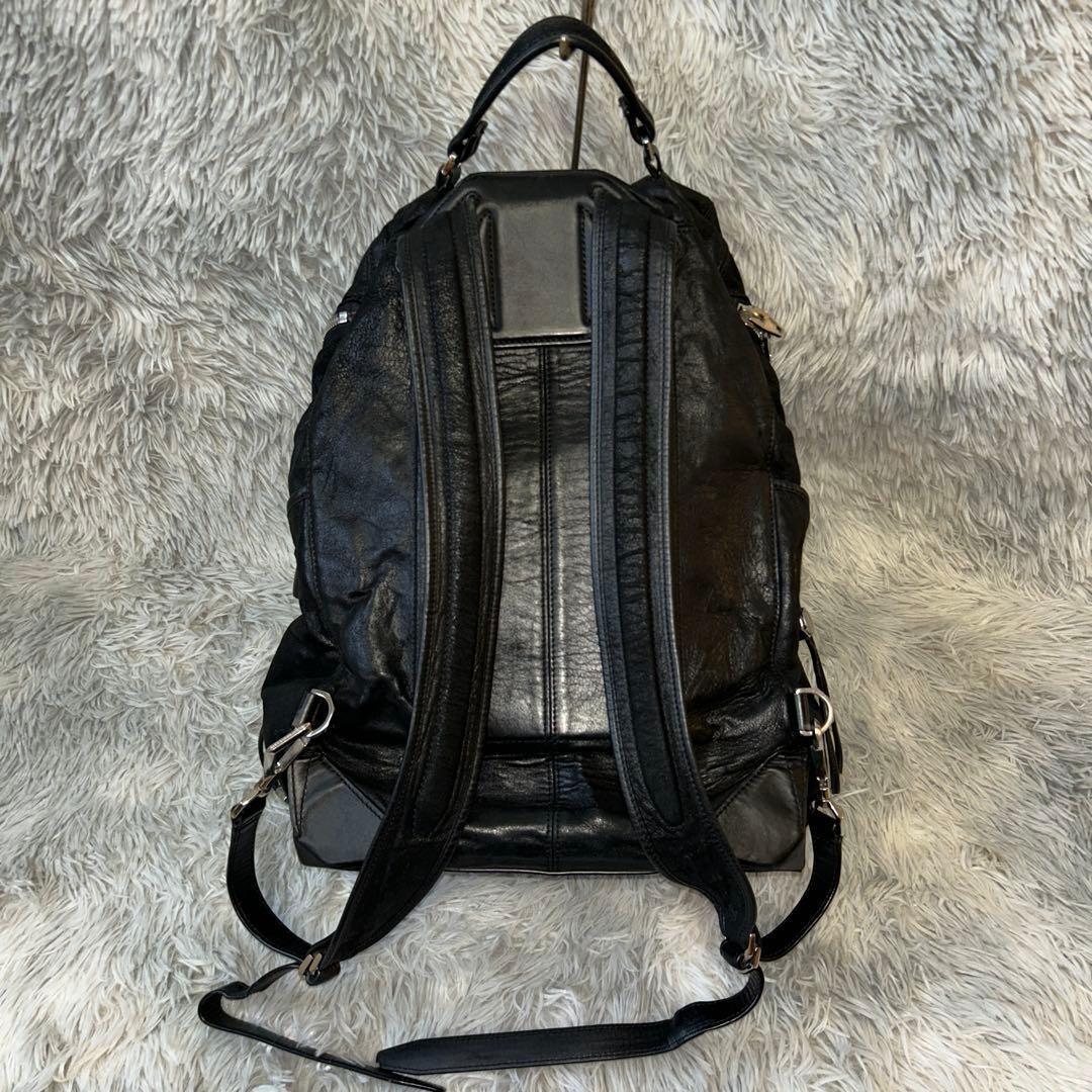 ALEXANDER WANG オールレザーリュック 本革 バックパック