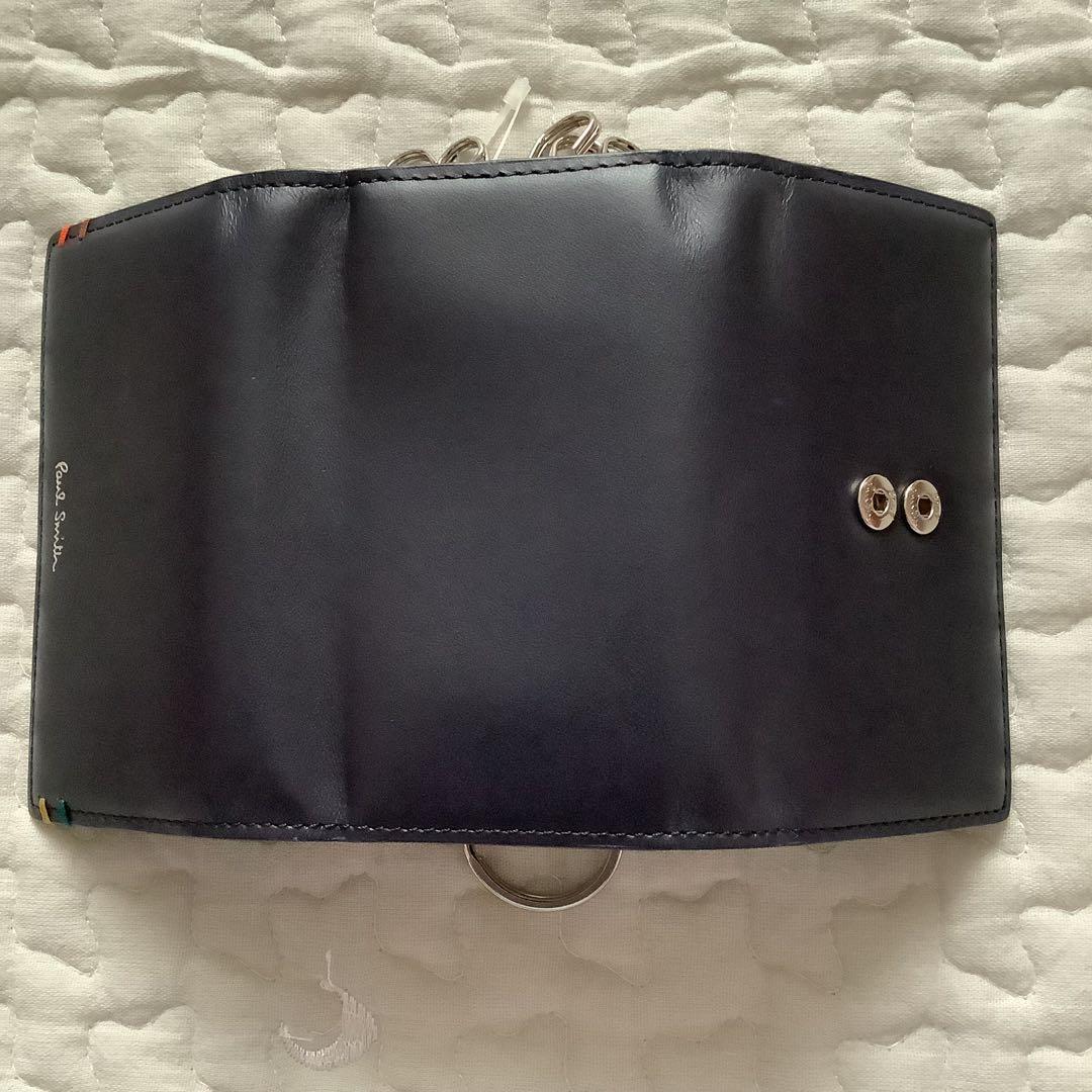 PaulSmith ポールスミス キーケース BPS851 ネイビー 濃紺
